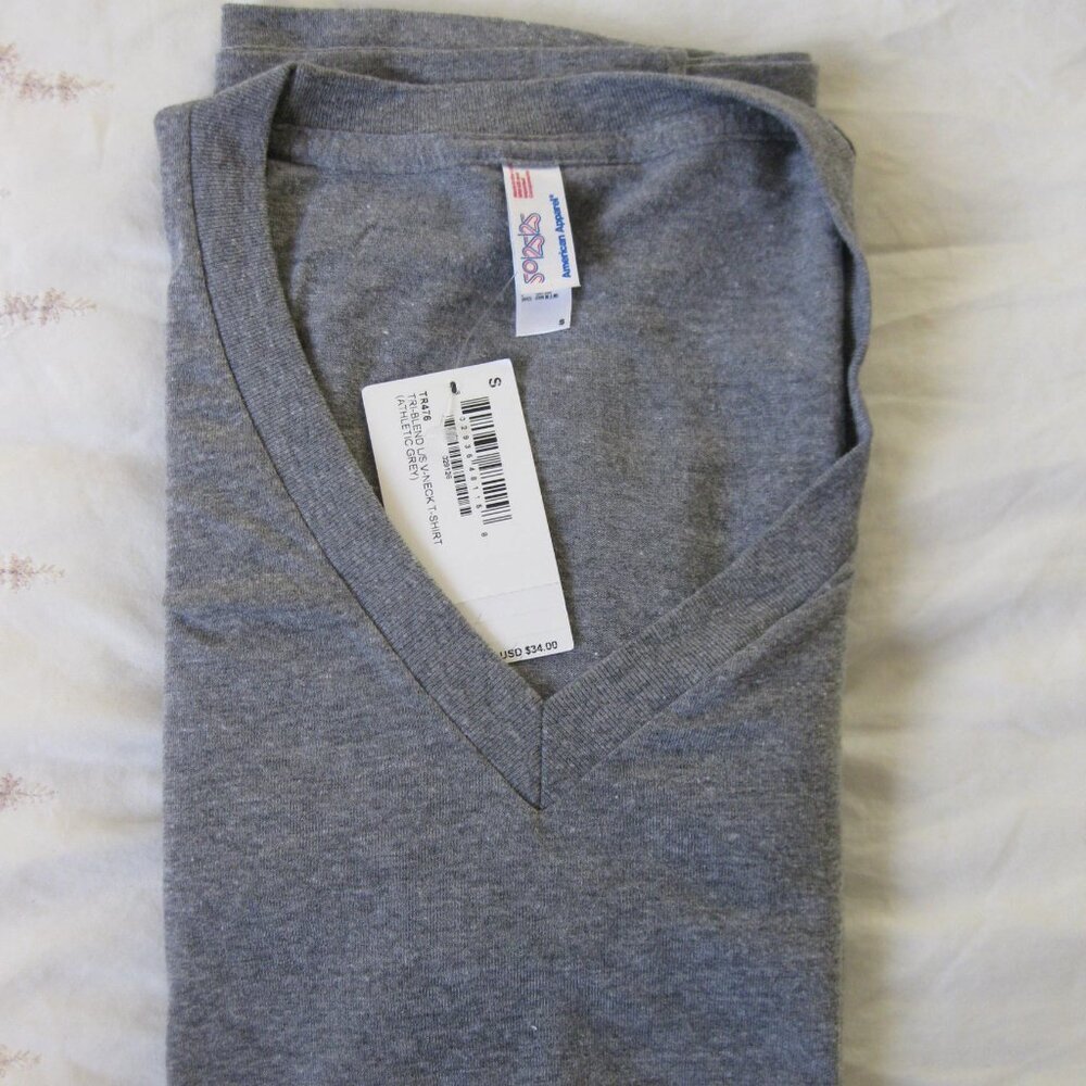 Classic American Apparel V-neck Tee